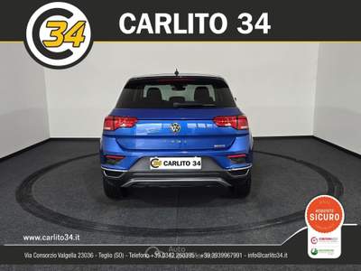 Volkswagen T-Roc 2.0 tdi Style 4motion dsg Blu/Azzurro usata Teglio