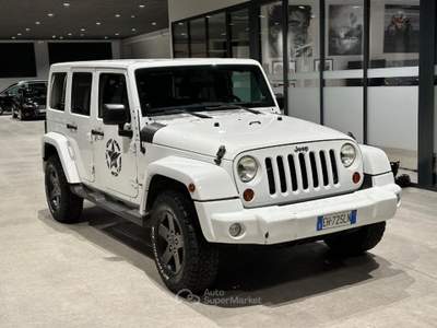 Jeep Wrangler Unlimited 2.8 CRD DPF Sahara Auto Bianco usata Maranello