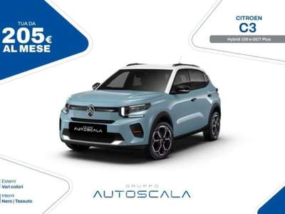 Citroen C3 Hybrid 100 e-DCT Plus Argento usata Nola