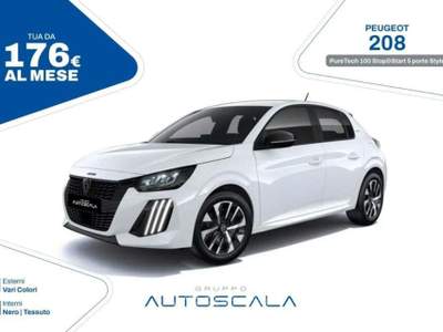 Peugeot 208 PureTech 100 Stop&Start 5 porte Style Argento usata Nola