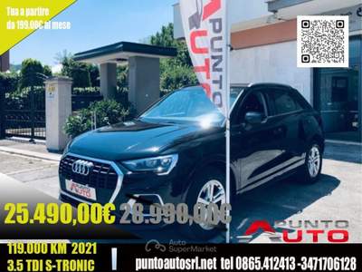 Audi Q3 S tronic Business plus Nero usata Isernia