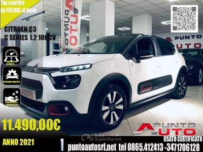 Citroen C3 1.2 83cv S&S Shine tetto nero Bianco usata Isernia