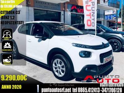 Citroen C3 BENZINA 1.2 NEOPATE Feel BUSINESS Bianco usata Isernia