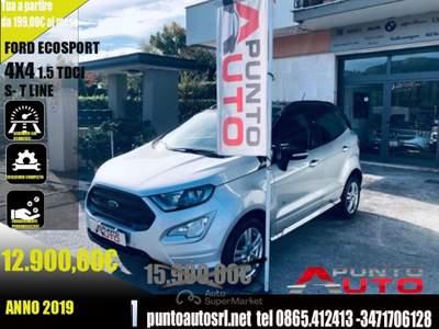 Ford EcoSport TDCI 4X4 CV Start&Stop ST-Line Grigio usata Isernia
