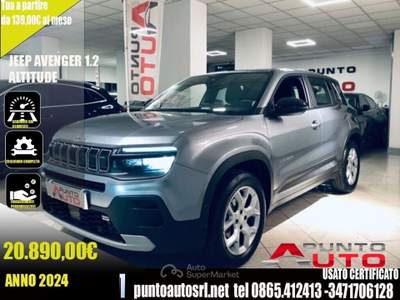 Jeep Avenger 100 CV ALTITUDE Grigio usata Isernia
