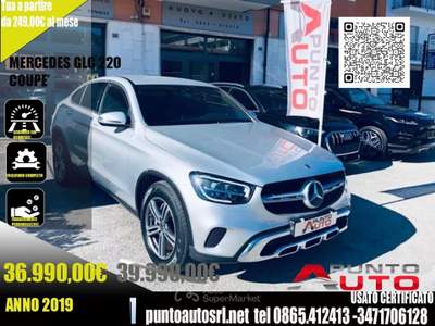 Mercedes-Benz GLC 220 4Matic Coupe PELLE TELEC Nero usata Isernia
