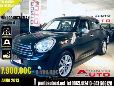 MINI Cooper D Countryman 1.6 90CV NEOPATENTATI Nero usata Isernia