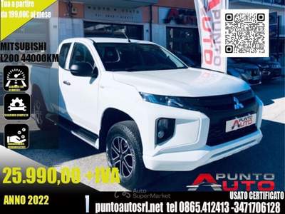 Mitsubishi L200 2.3 PICKUP CABINA ESTESA 4X4 Bianco usata Isernia