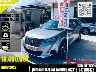 Peugeot 2008 Allure PELLE TELECAMERA Grigio usata Isernia