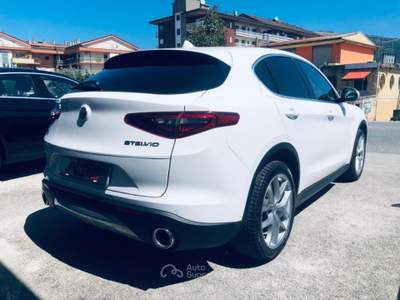 Alfa Romeo Stelvio Stelvio 2.2 190 CV AT8 Q4 Executive PALETTE PELLE Bianco usata Isernia