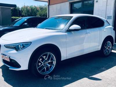 Alfa Romeo Stelvio Stelvio 2.2 190 CV AT8 Q4 Executive PALETTE PELLE Bianco usata Isernia