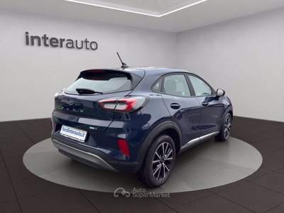 Ford Puma 1.0 EcoBoost Hybrid 125 CV S&S Titanium Blu/Azzurro usata Liscate