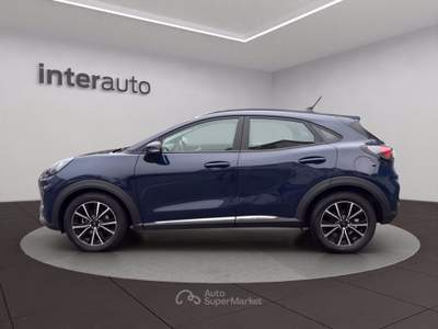 Ford Puma 1.0 EcoBoost Hybrid 125 CV S&S Titanium Blu/Azzurro usata Liscate