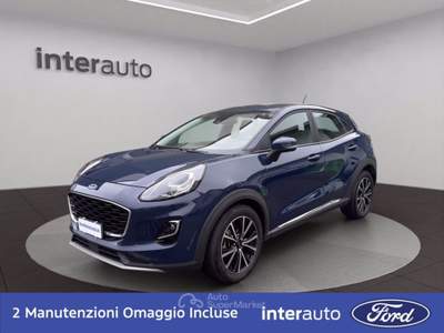 Ford Puma 1.0 EcoBoost Hybrid 125 CV S&S Titanium Blu/Azzurro usata Liscate