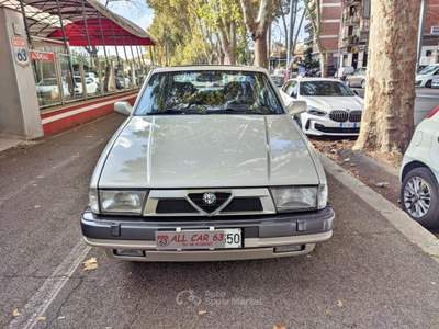 Alfa Romeo 75 TURBO QUADRIFOGLIO VERDE ASI CLIMA Argento usata Roma