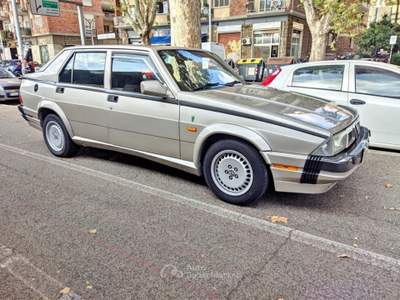 Alfa Romeo 75 TURBO QUADRIFOGLIO VERDE ASI CLIMA Argento usata Roma