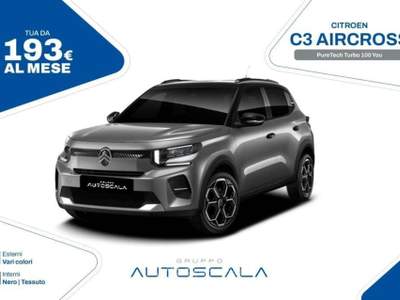 Citroen C3 Aircross PureTech Turbo 100 You Argento usata Nola