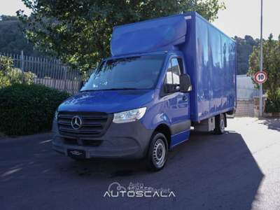 Mercedes-Benz Sprinter T43/35 314 CDI P.L. Cabinato #SPONDA IDRAULICA Blu/Azzurro usata Nola