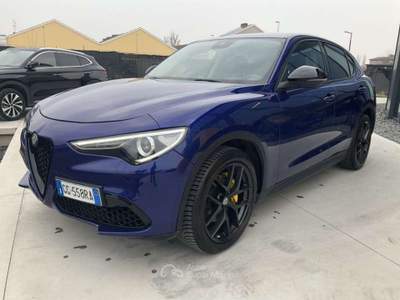 Alfa Romeo Stelvio 2.2 Turbodiesel 190 CV AT8 Q4 Sprint Blu/Azzurro usata Pieve di Cento