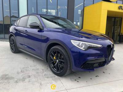 Alfa Romeo Stelvio 2.2 Turbodiesel 190 CV AT8 Q4 Sprint Blu/Azzurro usata Pieve di Cento