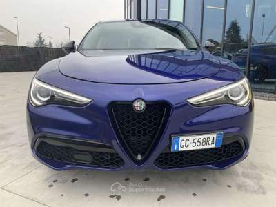 Alfa Romeo Stelvio 2.2 Turbodiesel 190 CV AT8 Q4 Sprint Blu/Azzurro usata Pieve di Cento