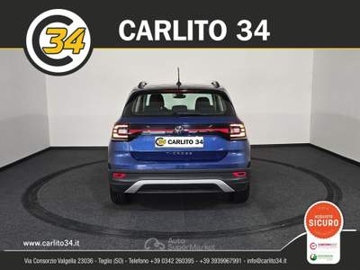 Volkswagen T-Cross 1.0 tsi Advanced 110cv dsg Blu/Azzurro usata Teglio