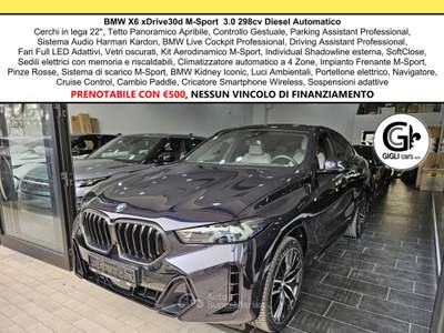 BMW X6 M-Sport C.22 Tetto Navi CAM360 HarmanKardon MSport Nero usata Campi Bisenzio