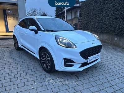 Ford Puma 1.0 ecoboost h st-line s&s 125cv PARKING PACK Bianco usata Bergamo