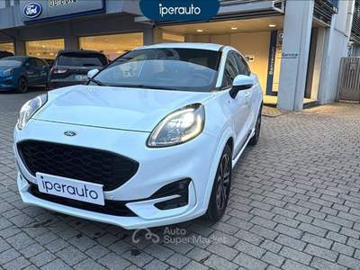 Ford Puma 1.0 ecoboost h st-line s&s 125cv PARKING PACK Bianco usata Bergamo