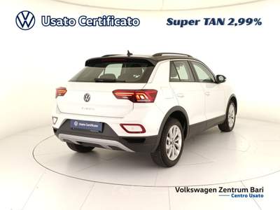 Volkswagen T-Roc 2.0 tdi life 115cv Bianco usata Bari