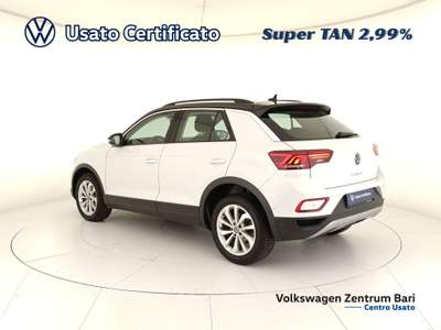 Volkswagen T-Roc 2.0 tdi life 115cv Bianco usata Bari