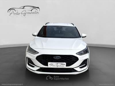 Ford Focus Focus 1.0 EcoBo.Hyb.125 SW ST L.Des. SPETTACOLARE! Bianco usata Qualiano