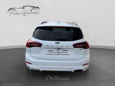 Ford Focus Focus 1.0 EcoBo.Hyb.125 SW ST L.Des. SPETTACOLARE! Bianco usata Qualiano