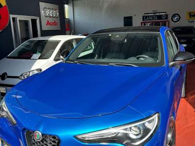 Alfa Romeo Stelvio 2.2 t Veloce Q4 210cv AT8 PERFETTA IVA ESPOSTA 100% Blu/Azzurro usata Noceto
