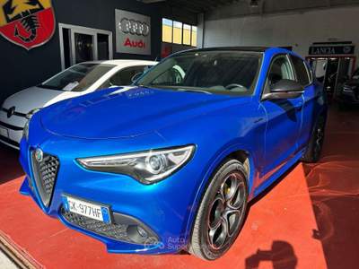 Alfa Romeo Stelvio 2.2 t Veloce Q4 210cv AT8 PERFETTA IVA ESPOSTA 100% Blu/Azzurro usata Noceto