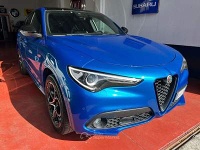 Alfa Romeo Stelvio 2.2 t Veloce Q4 210cv AT8 PERFETTA IVA ESPOSTA 100% Blu/Azzurro usata Noceto