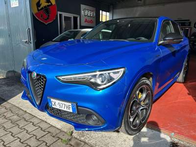 Alfa Romeo Stelvio 2.2 t Veloce Q4 210cv AT8 PERFETTA IVA ESPOSTA 100% Blu/Azzurro usata Noceto