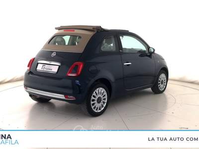 Fiat 500 500c iii 2015 - 500c 1.2 lounge 69cv dualogic my20 Blu/Azzurro usata Marcianise