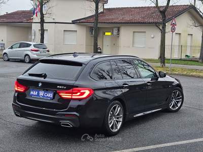 BMW Serie 5 520d 520d aut. Touring Msport 2019 KM 140 Blu/Azzurro usata Caresanablot