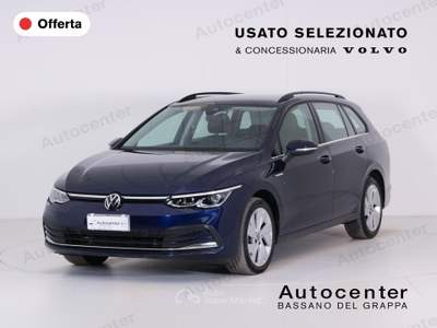 Volkswagen Golf Variant 2.0 tdi Style 150cv dsg Blu/Azzurro usata Bassano del Grappa