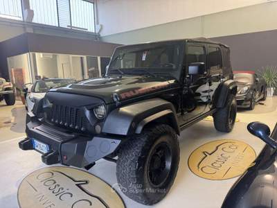 Jeep Wrangler Unlimited2.8 RUBICON AU. ROCK'S EDITION A LIBRETTO Verde usata Medesano