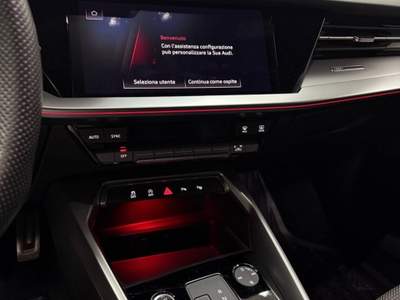 Audi A3 S-LINE EDITION PACCHETTO NIGHT EDITION ONE Bianco usata Vasto