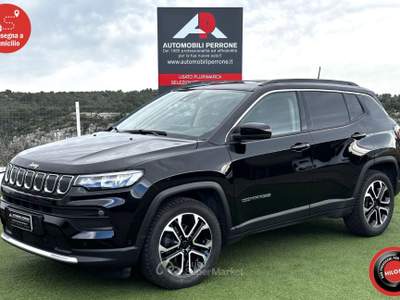 Jeep Compass 1.6 M-Jet 130cv Limited (APP/LED/Navi/Retro) Nero usata Castellaneta