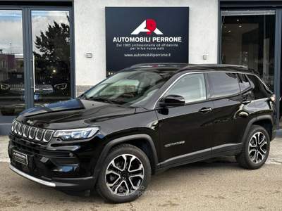 Jeep Compass 1.6 M-Jet 130cv Limited (APP/LED/Navi/Retro) Nero usata Castellaneta