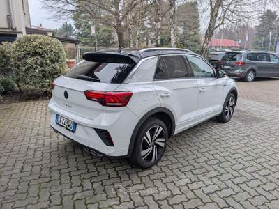 Volkswagen T-Roc 1.5 tsi R-Line Plus dsg Bianco usata Cairate