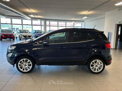 Ford EcoSport 1.000 BENZINA 125 CV TITANIUM + GARANZIA UFFICIALE Blu/Azzurro usata Alba
