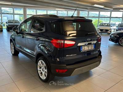 Ford EcoSport 1.000 BENZINA 125 CV TITANIUM + GARANZIA UFFICIALE Blu/Azzurro usata Alba