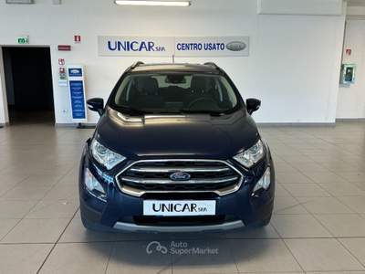 Ford EcoSport 1.000 BENZINA 125 CV TITANIUM + GARANZIA UFFICIALE Blu/Azzurro usata Alba