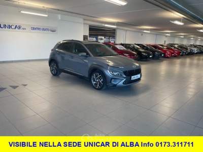 Hyundai Kona HEV 1.6 DCT XLine Grigio usata Alba