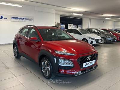 Hyundai Kona 1.600 BENZINA HYBRID 105 CV XTECH CAMBIO AUTO! Rosso usata Alba